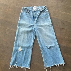 BDG Light Blue Distressed Flare Jeans